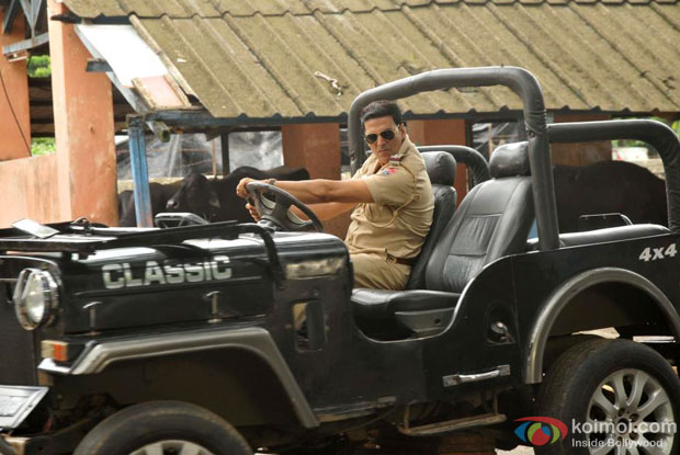 Akshay Kumar in a still from Khiladi 786 Movie