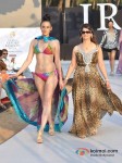 Model walks for Designer Fatima Khan's show atIndia Resort Fashion Week 2012 Pic 3