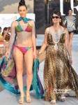 Model walks for Designer Fatima Khan's show atIndia Resort Fashion Week 2012 Pic 2