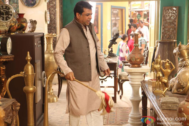 Paresh Rawal in a still from OMG Oh My God! Movie