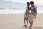 Rajeev Khandelwal and Tena Desae take a beach walk in Table No. 21 Movie Stills