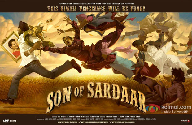 Son Of Sardaar Movie Poster Wallpaper