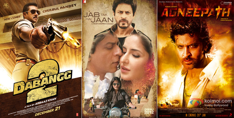 Dabangg 2, Jab Tk Hai Jaan and Agneepath Movie Poster