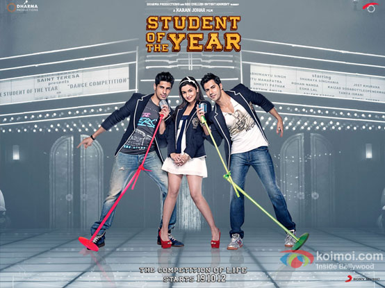 Student Of The Year Movie Poster Wallpaper