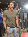 Arjun Rampal 'Inkaar' Movie Promotion at Gold's Gym Pic 2