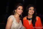 Deepika Padukone and Shilpa Shetty On The Sets of 'Nach Baliye' Pic 2