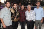 Kunaal Roy Kapur, Ayushmann Khurrana, Bhushan Kumar, Ramesh Sippy and Rohan Sippy At First Look Launch of 'Nautanki Saala'
