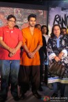 Vashu Bhagnani, Jackky Bhagnani and Pinky Bhagnani At Trailer Launch Of Film 'Rangrezz'