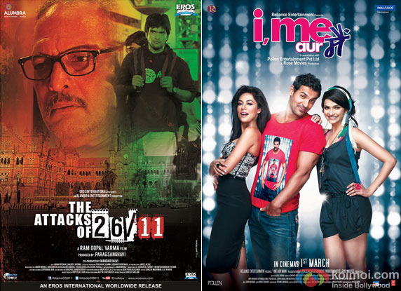  The Attacks Of 26/11 and I Me Aur Main Movie Poster
