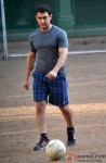 Aamir Khan snapped playing Football Pic 3