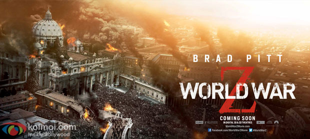 Brad Pitt starrer World War Z Movie Poster 3