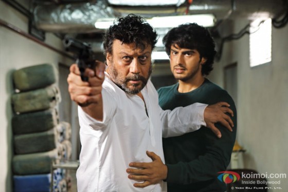 Jackie Shroff and Arjun Kapoor in Aurangzeb Movie Stills