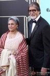 Jaya Bachchan and Amitabh Bachchan at the Red Carpet of 'Great Gatsby' Premiere