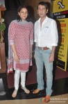 Priya Dutt and Kumar Gaurav at Policegiri's First Look Launch Event