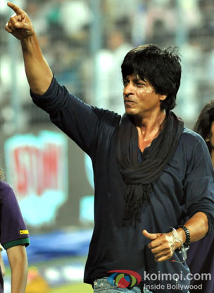 Shah Rukh Khan during the IPL Match