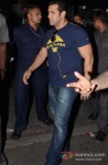 Salman Khan Snapped at Hyderabad Airport Pic 2