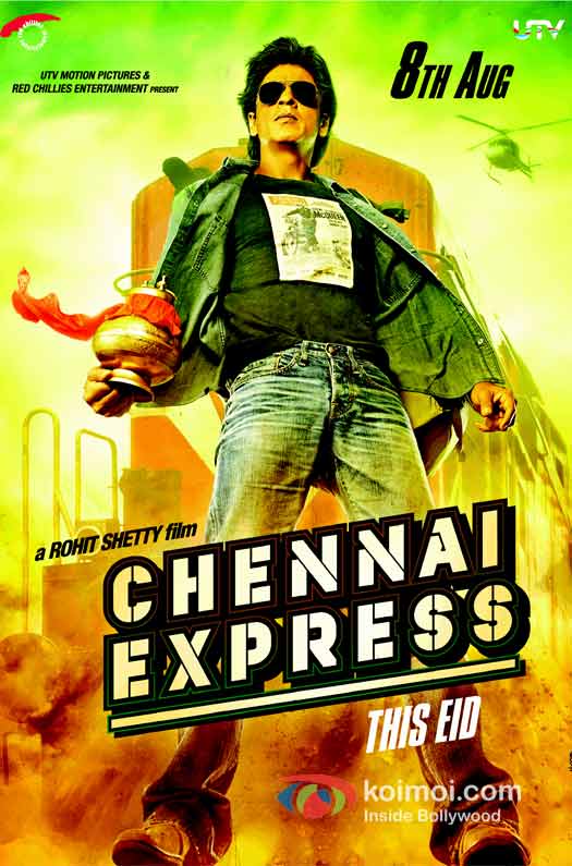 Shah Rukh Khan in Chennai Express Movie Poster