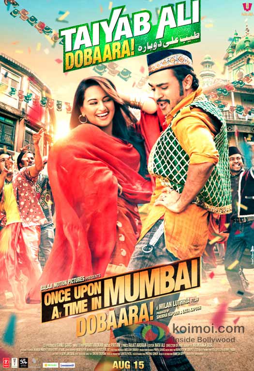 Sonakshi Sinha And Imran Khan In Once Upon A Time In Mumbaai Dobaara Movie Poster