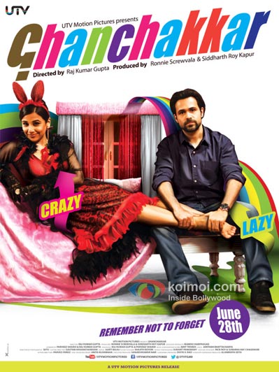 Vidya Balan And Emraan Hashmi in Ghanchakkar Movie Poster