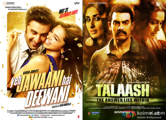 Yeh Jawaani Hai Deewani and Talaash Movie Poster