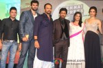 Bhushan Kumar, Rohit Shetty, Shah Rukh Khan, Priyamani, Deepika Padukone At Chennai Express Music Launch