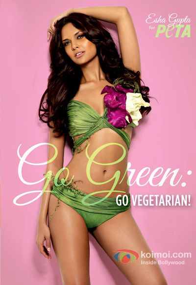 Esha Gupta Sizzles In New Peta Ad Says Go Green Koimoi