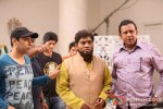 Johnny Lever And Mithun Chakraborty On the sets of Entertainment
