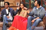 Shah Rukh Khan, Deepika Padukone And Rohit Shetty in promote Chennai Express on Comedy Nights Pic 3