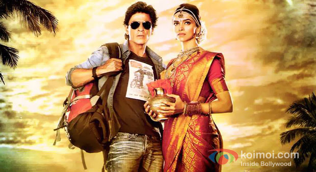 Shah Rukh Khan And Deepika Padukone In Chennai Express Movie Poster