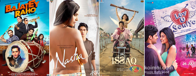 Bajatey Raho, Nasha Issaq And Luv U Soniyo Movie Poster