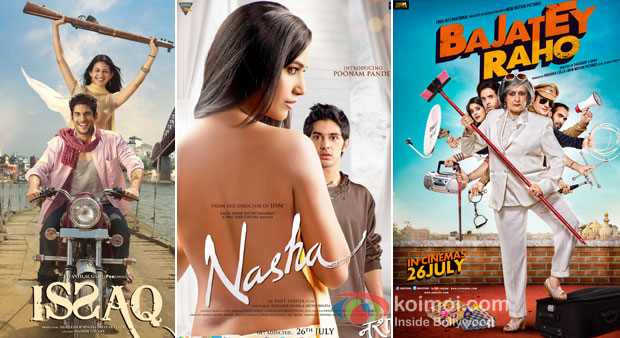 Issaq, Nahsa And Bajatey Raho Movie Poster