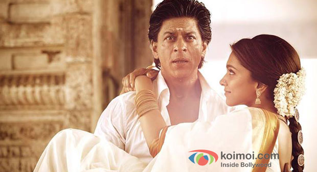 Shah Rukh Khan And Deepika Padukone  in Chennai Express Movie stills