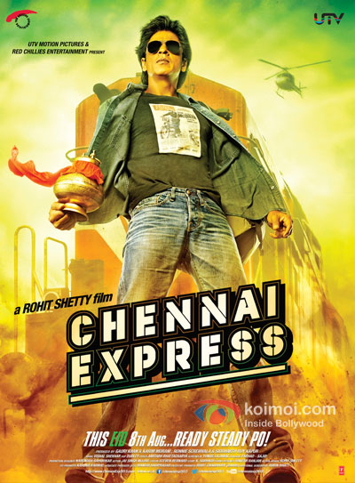 Shah Rukh Khan In Chennai Express Movie Poster