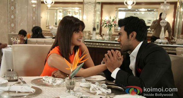Priyanka Chopra And Ram Charan Teja in Zanjeer 2013 Movie Stills