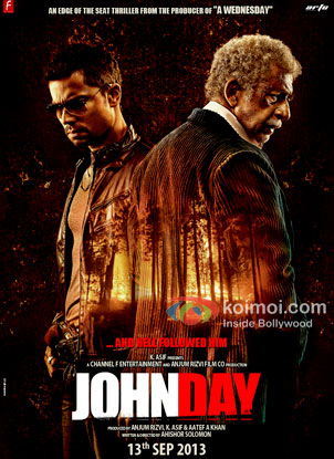Randeep Hooda And Naseeruddin Shah in John Day Movie Review ( Randeep Hooda And Naseeruddin Shah in John Day Movie Poster)