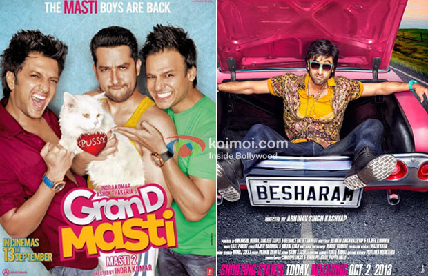 Grand Masti And Besharam Movie Poster