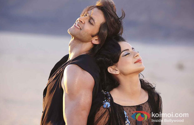 Hrithik Roshan And Kangana Ranaut in Krrish 3 Movie Stills