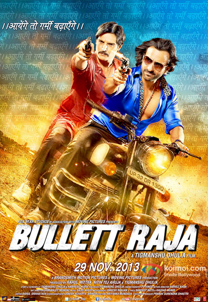 Jimmy Shergill and Saif Ali Khan in Bullett Raja Movie Poster