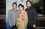Shekhar Suman, Ariana Ayam and Adhyayan Suman at The Trailer Launch of 'Heartless'