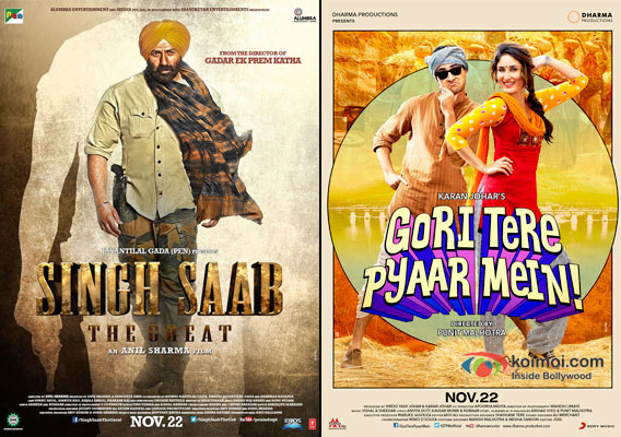 Singh Saab The Great and Gori Tere Pyaar Mein! Movie Poster