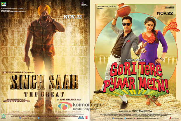 Singh Saab The Great and Gori Tere Pyaar Mein! Movie Poster
