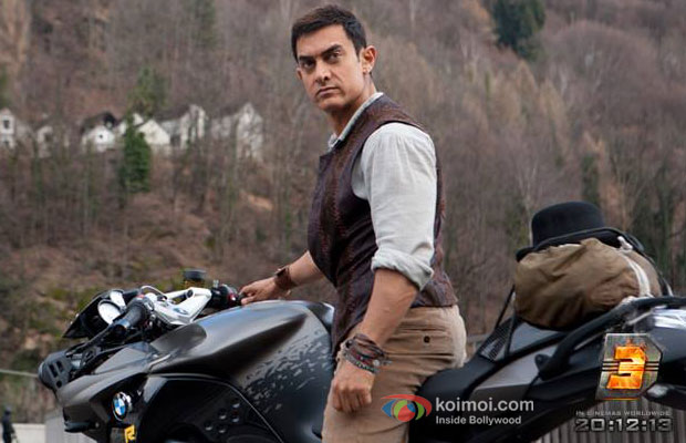 Aamir Khan in a still from Dhoom 3 