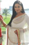 Veena Malik during her wedding reception in Dubai