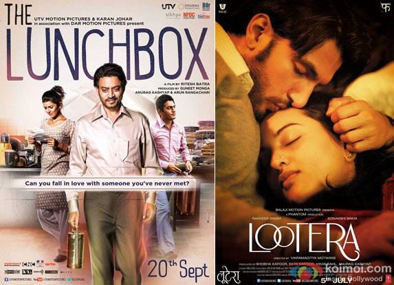 The Lunchbox and Lootera Movie Poster