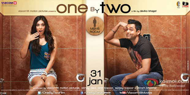 Preeti Desai and Abhay Deol starrer 'One By Two' Movie Poster