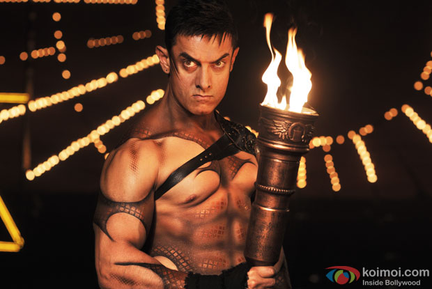 Aamir Khan in a still from movie 'Dhoom 3'