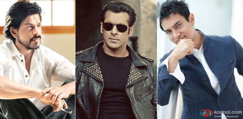 Shah Rukh Khan, Salman Khan and Aamir Khan