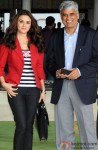 Preity Zinta attends IPL Auction in Bangalore Pic 1