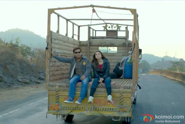 A R Rahman and Alia Bhatt in a still from movie 'Highway'