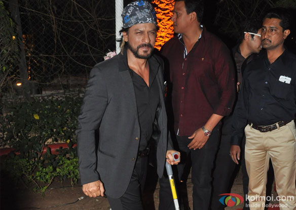 Shah Rukh Khan at Ahana Deol-Vaibhav Vora's wedding reception